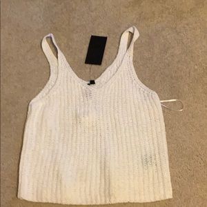 Knit tank top